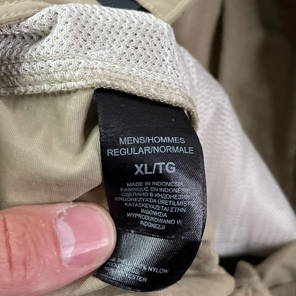North Face Pants Mens XL Tan Paramount Convertible Hiking Outdoor Gorpcore
